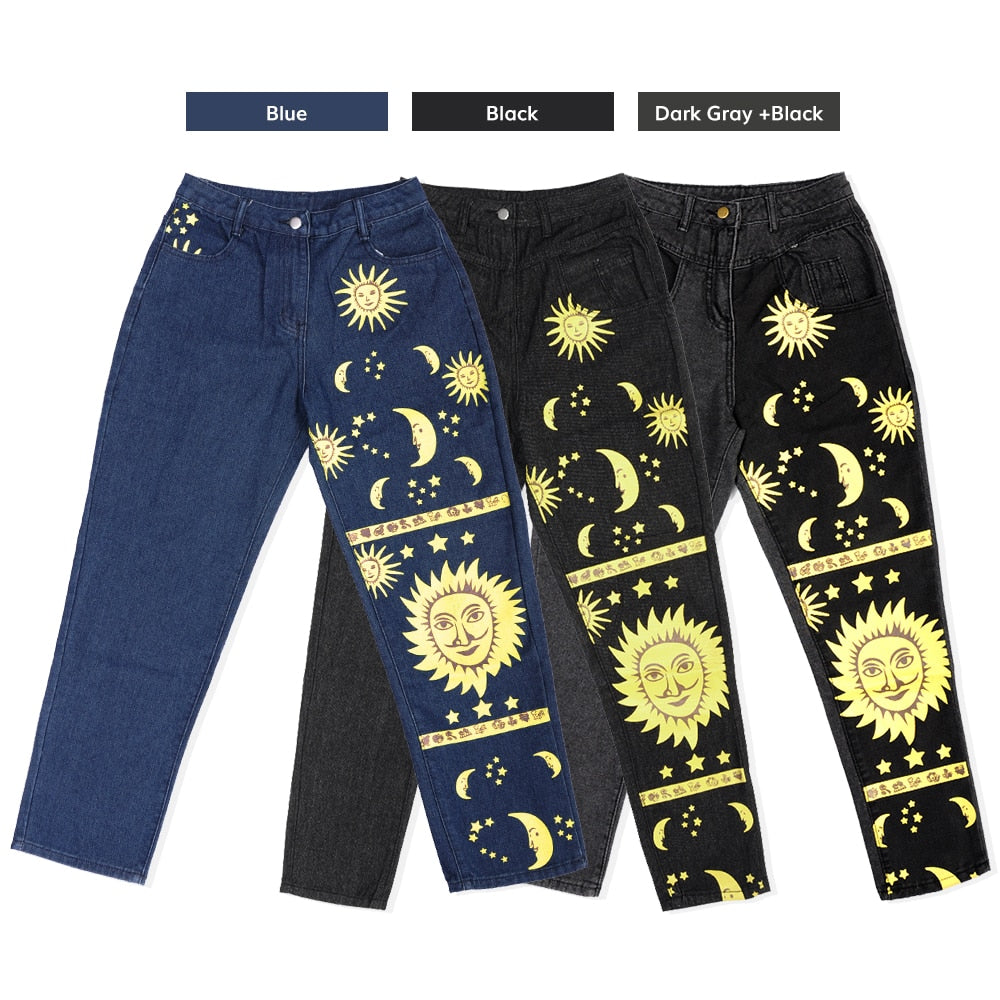Sun Star Printed Pants