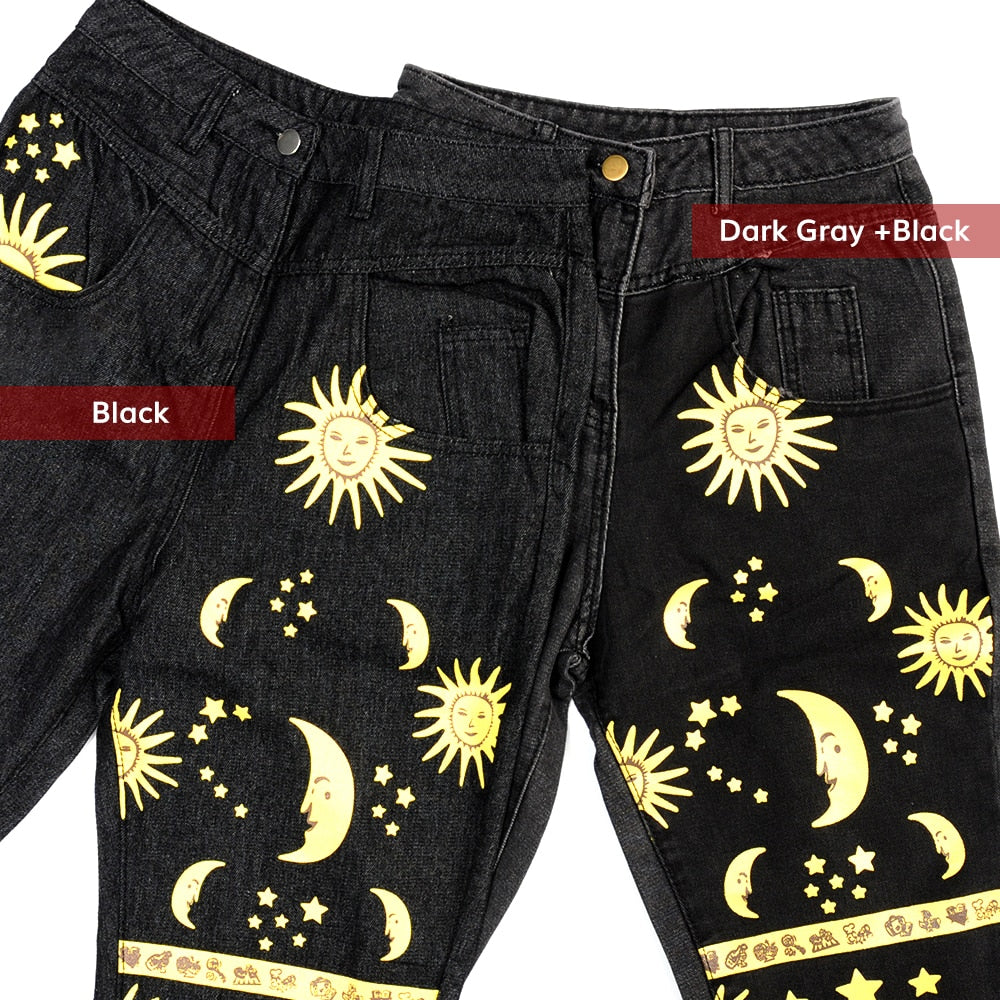 Sun Star Printed Pants