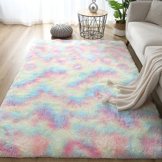 Rainbow Shaggy Soft Fluffy Large Size Rugs