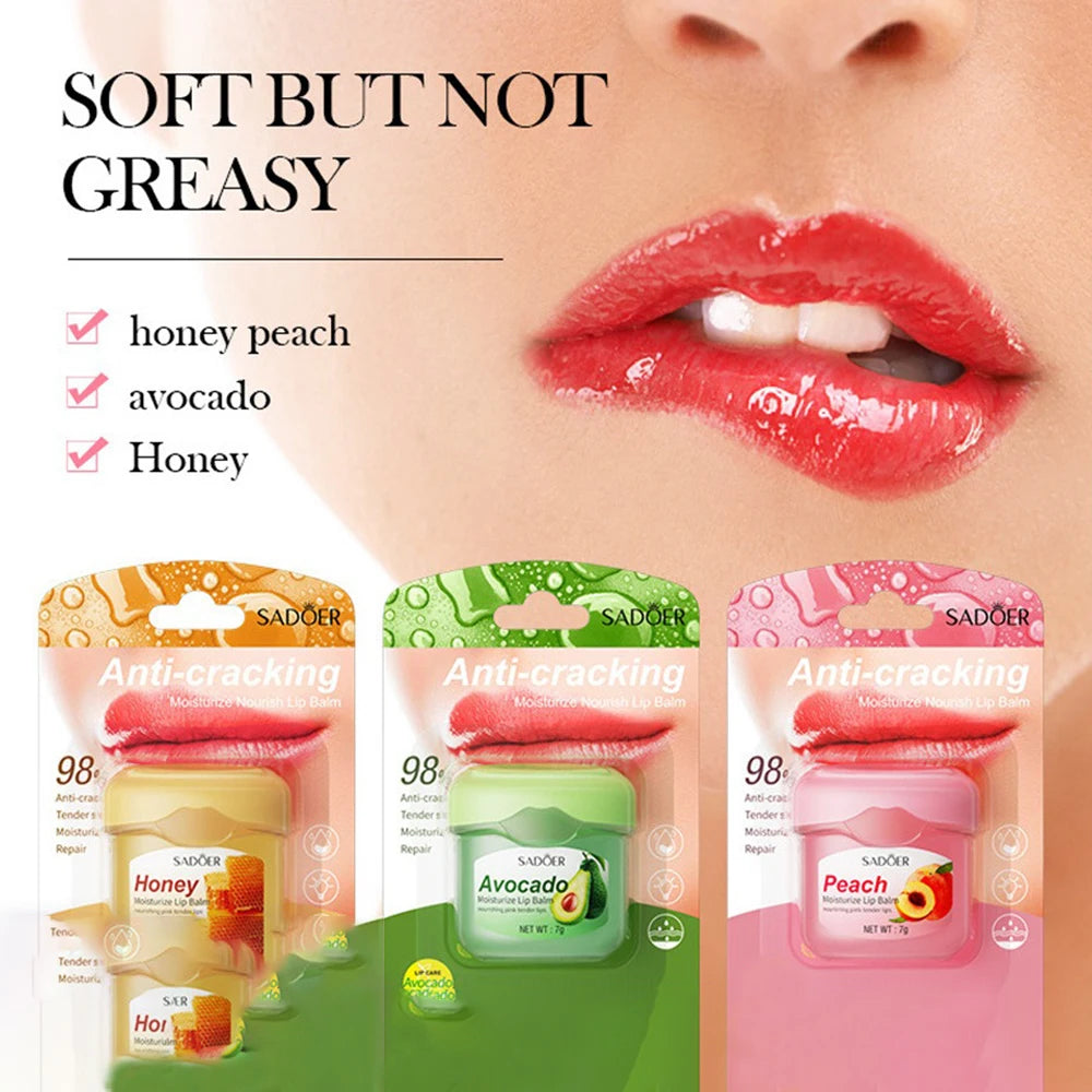 1/2/3pcs 7g Moisturizing Makeup Natural Anti-Cracking Lip Care Lip Balm