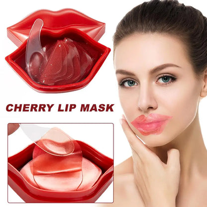 20Pcs Red Collagen Lip Mask