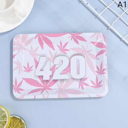 1PC Anime Metal Rolling Tray Accessories 180*125mm
