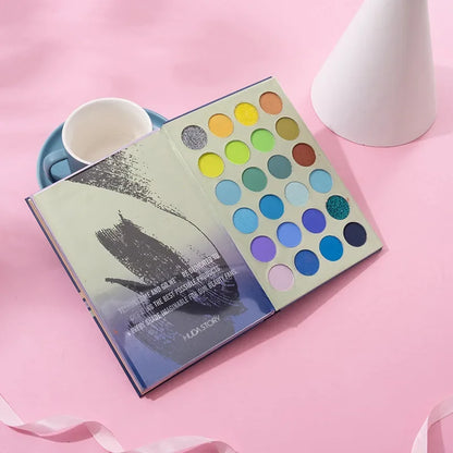72/60/35/24/26 Colors Three-layer Book Matte Glitter Eye Shadow Palette