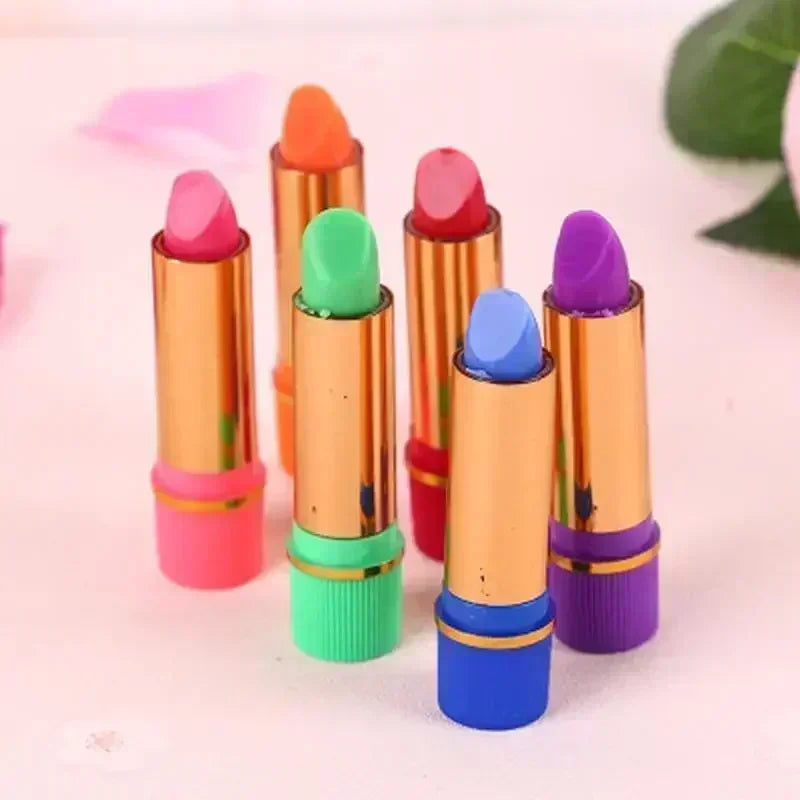 6PC/lot New 6 Color Colors Mood Changing Lip Balm