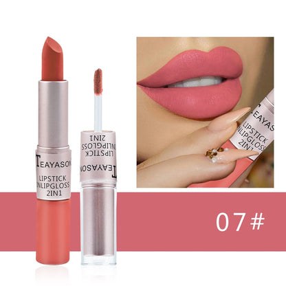 Double-Ended Non-Stick Cup Matte Lip Glosses
