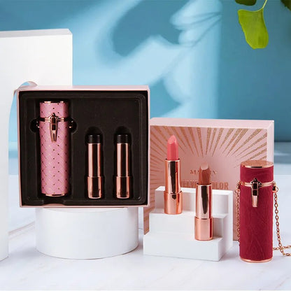 lipstick set comes with mirror velvet waterproof