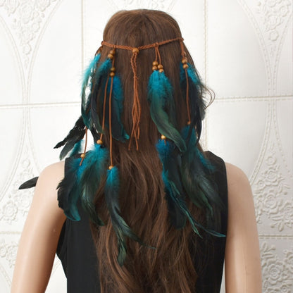 Hippie Peacock Feather Headband