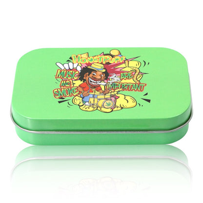 LADY HORNET Metal Herb Box 100mm*65mm Storage Container Case