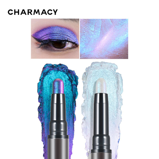 2 In 1 Multi chrome Eyeshadow Sticks High Pigmented Glitter Eyeshadow