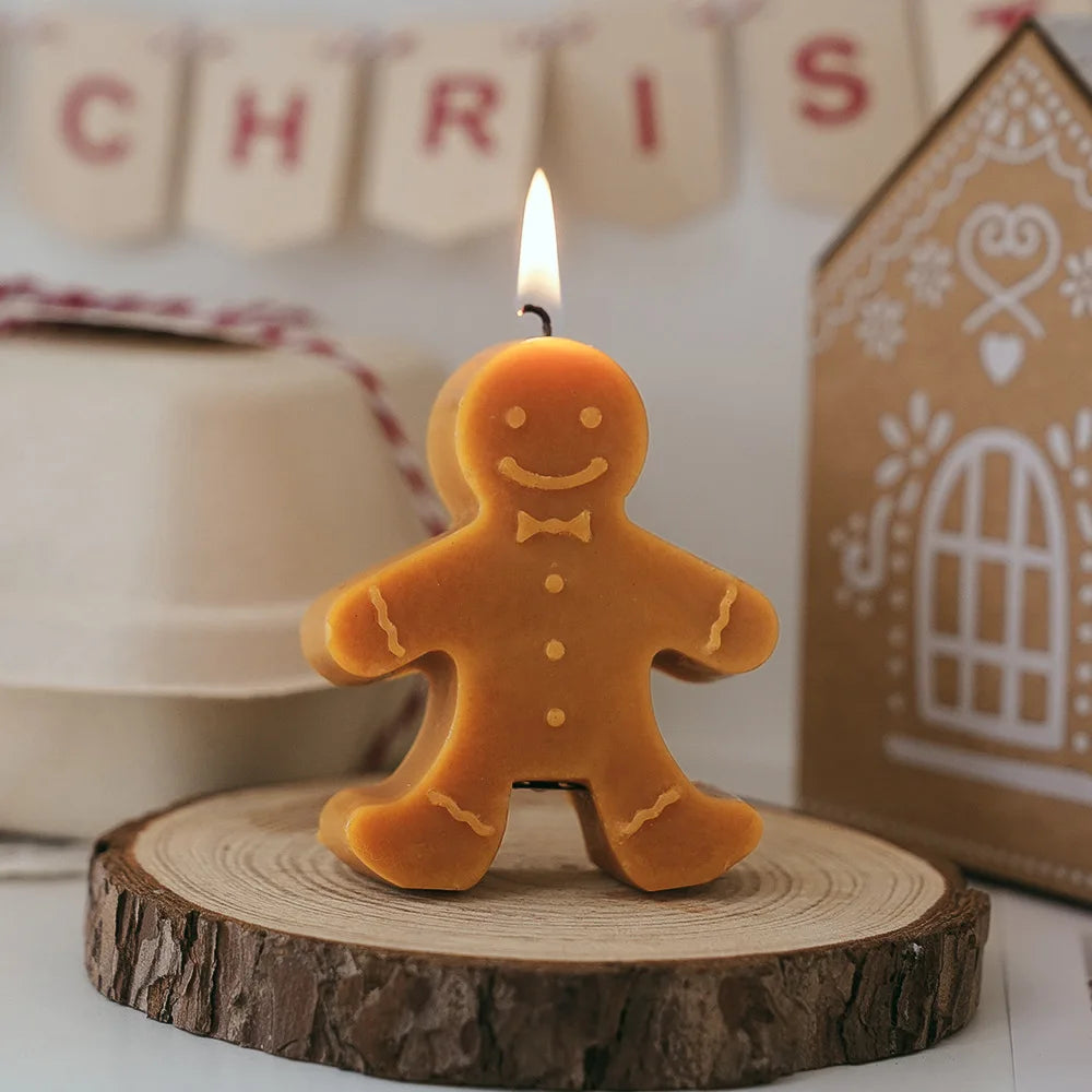 1PC Gingerbread Man Christmas Scented Candle