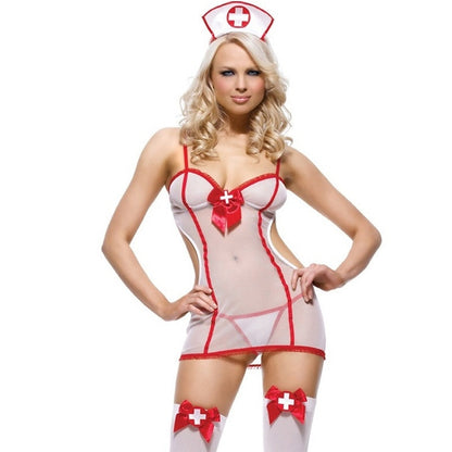 Sexy Lingerie Dress Cosplay Nurse Uniform Costumes