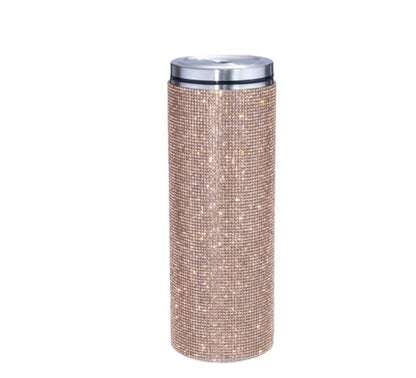 20oz Bling Diamond Thermos Bottle Coffee Cup with Straw Stainless Steel