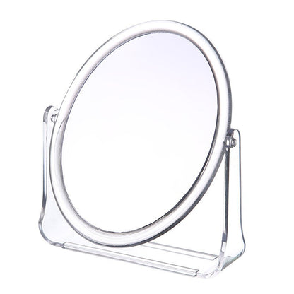 Makeup Mirror 360 ° Free Flip Zone Mirror HD Imaging Double Sided Normal Stand Mirrors