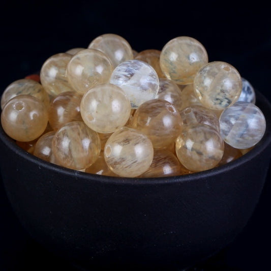 Citrine Stone Beads For Jewelry Making DIY Bracelet