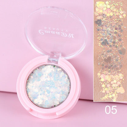 14-color Sequin Glitter Sparkling Highlight Gel Moon Diamond Eyeshadow