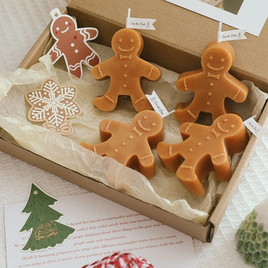 1PC Gingerbread Man Christmas Scented Candle