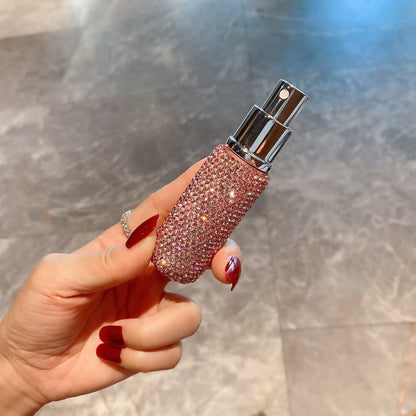 10ml Portable Mini Diamond Glass Refillable Perfume Bottle