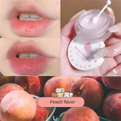 Hydrating And Moisturizing Peach Grapes Lip Balm Lasting Care