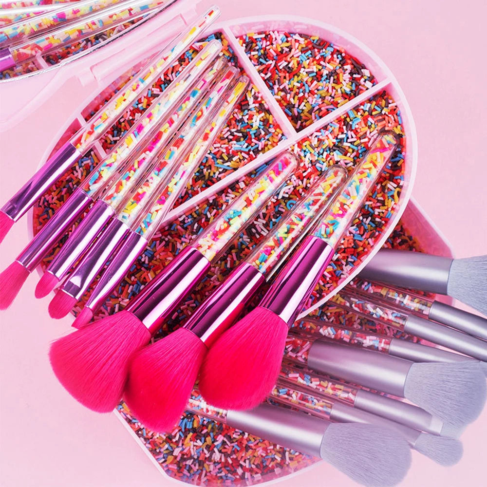 5/8pcs Candy Color  Makeup Brushes Set