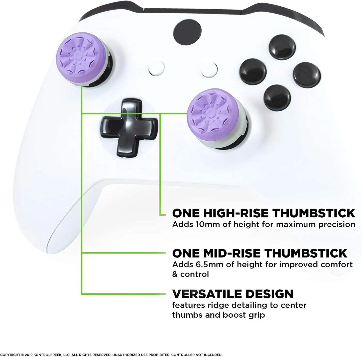 Thumb Grip Caps Silicone Analog Stick Caps Cover Freek Galaxy for Xbox Series X/S Controller