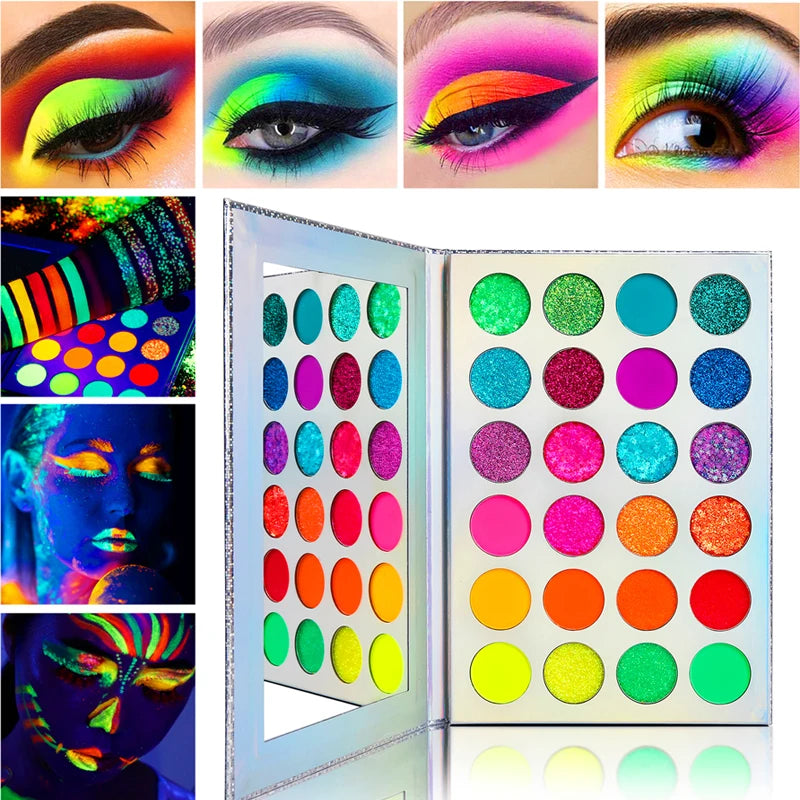24 Color Luminous Eyeshadow Makeup Palette