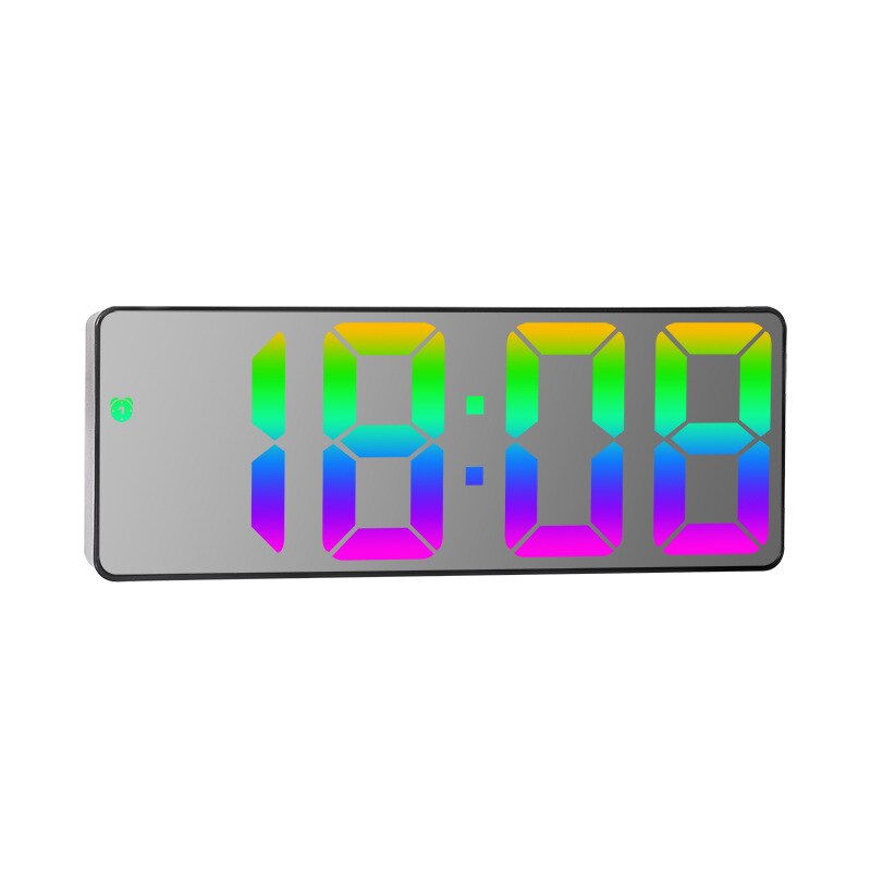 Digital Color Fonts LED Alarm Clock
