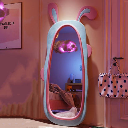 Cute Decorative Bunny Ears Frame Mirror