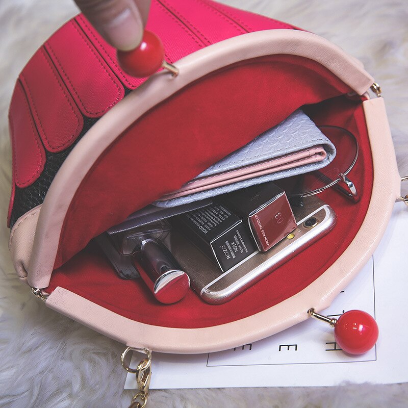 Cupcake ladies chain shoulder bag handbag crossbody mini messenger bag