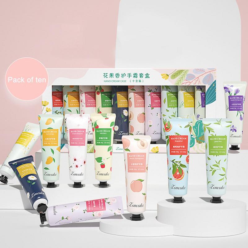 10pcs Hand Cream Gift Set 10 Favor Scented Hand Lotion