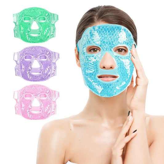 Ice Gel Face Mask Anti Wrinkle Relieve Fatigue Skin Firming Spa Hot Cold Therapy Ice Pack