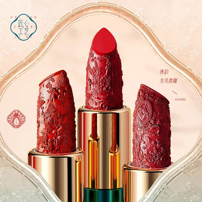 Makeup set Carved Lipstick Case long lasting Eyeliner Lipstick Set Gift box 5pcs kit