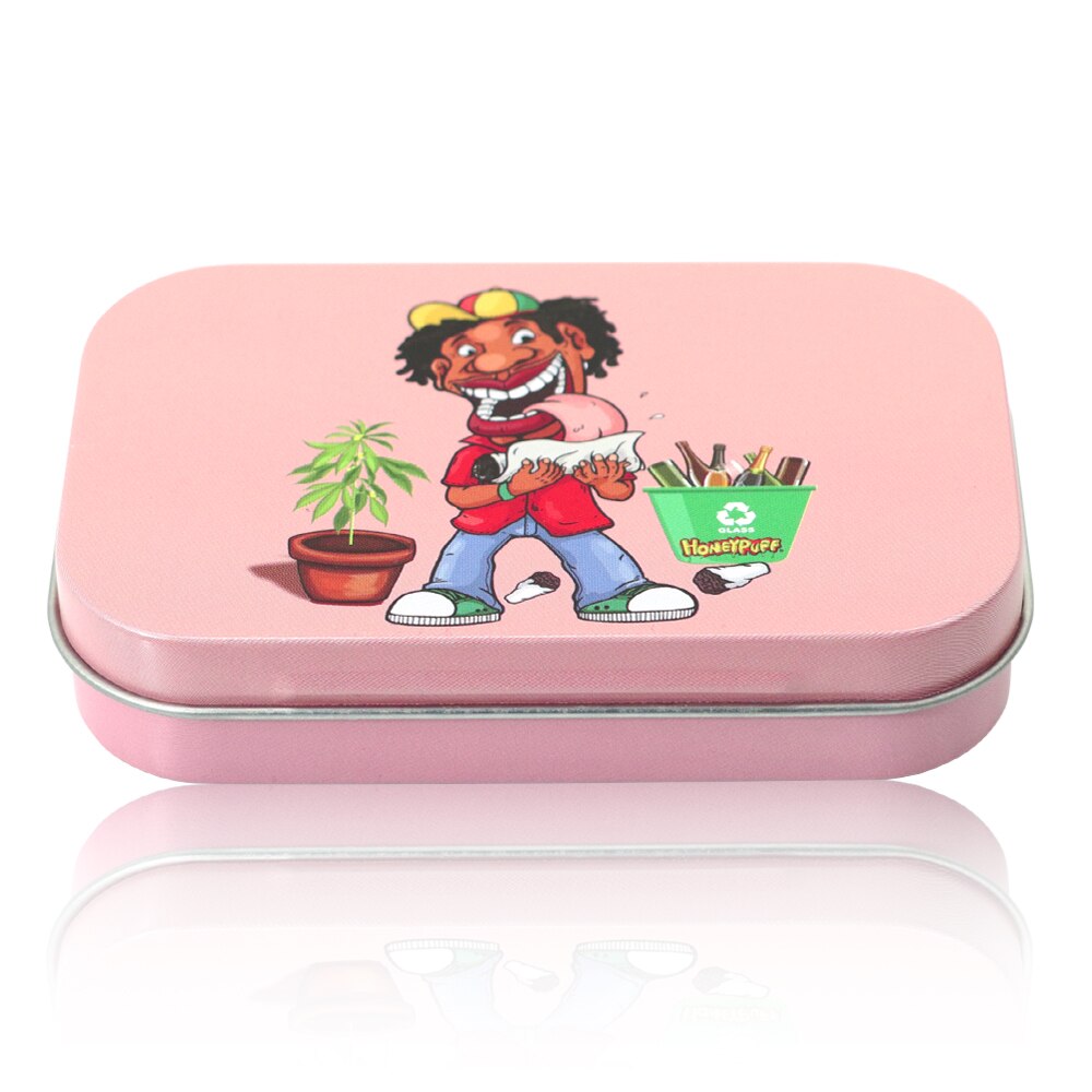 LADY HORNET Metal Herb Box 100mm*65mm Storage Container Case