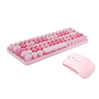 Colorful Wireless Keyboard and Mouse