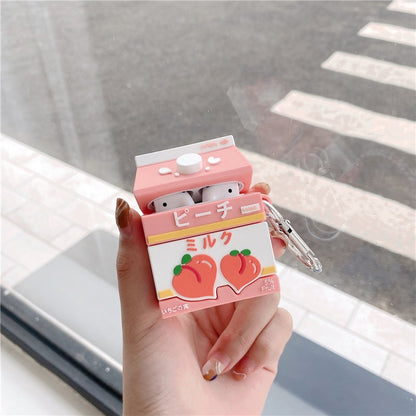 Peach Yogurt 3D Case For AirPods
