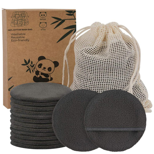 14/20 Packs Reusable Bamboo Cotton Makeup Remover Pads