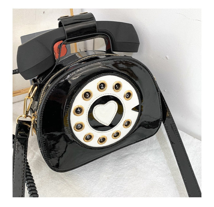 Rotary Phone Crossbody Bag