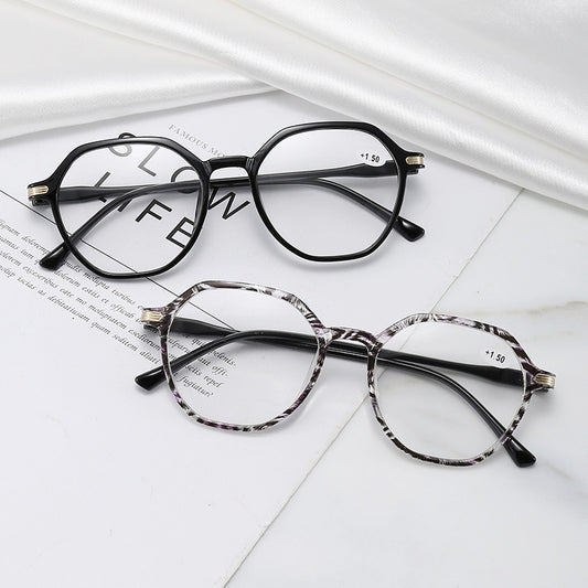 Black Frame Metal Glasses
