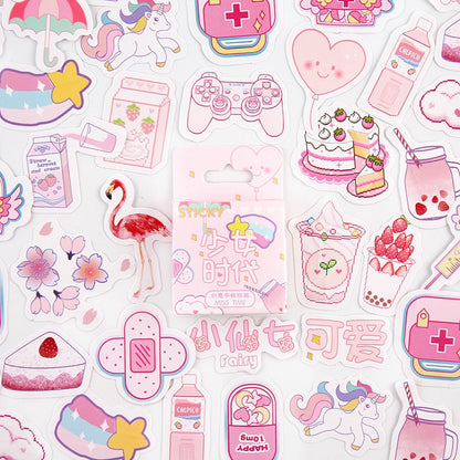 Kawaii Cat Stickers for Planner and Scrapbooking - 46pcs