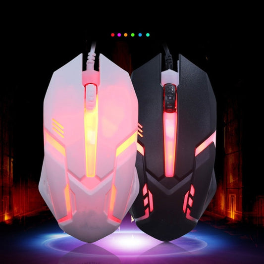 Ergonomic Wired Gaming Mouse with LED Lighting