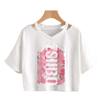 Pink Anime T shirt