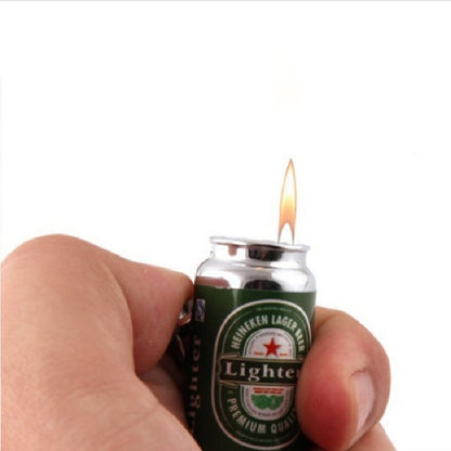 Personalized Mini Keychain Inflatable Lighter -Coke Beer Can Lighter