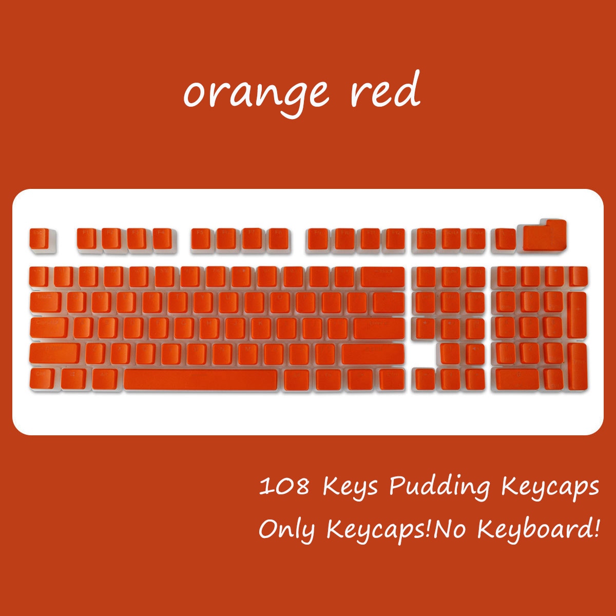 Upgrade Your Gaming Keyboard with 108 Pudding Keycaps in OEM Profile