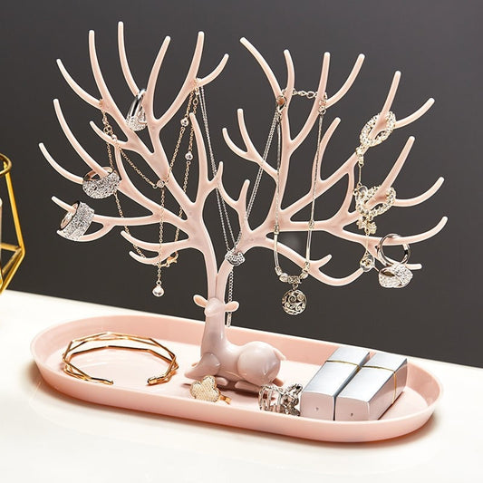 Jewelry Display Stand Tray Tree Storage