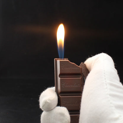 Personalized Chocolate Gas Lighter - Windproof Metal Lighter