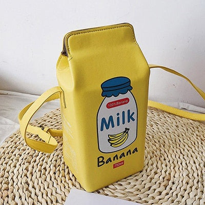 Milk Box Crossbody Bags