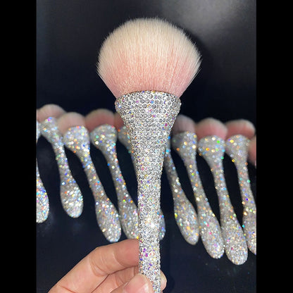 Gold Diamond Makeup Brush