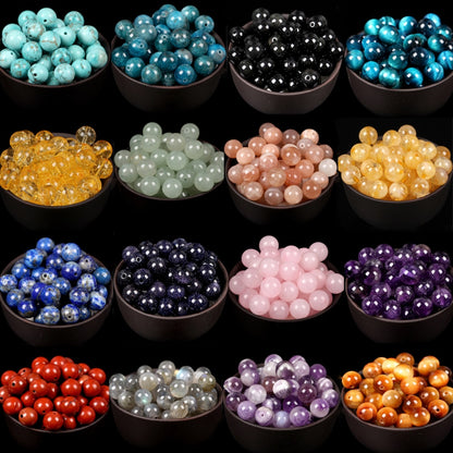 Rose Quartz Stone Beads For Jewelry Making DIY Bracelet