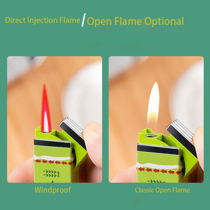 Chewing gum lighter Windproof Jet Blue Flame