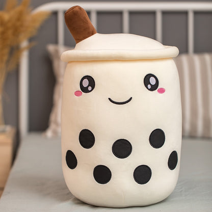 25/70cm Real-Life Bubble Tea Cup Plush Toy Pillow