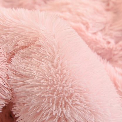 Plush Pink Bedding Set